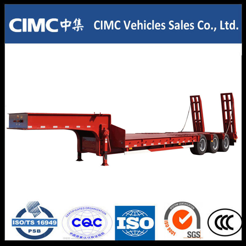 CIMC 3 Axle 70 ton Low Bed Semi Trailer
