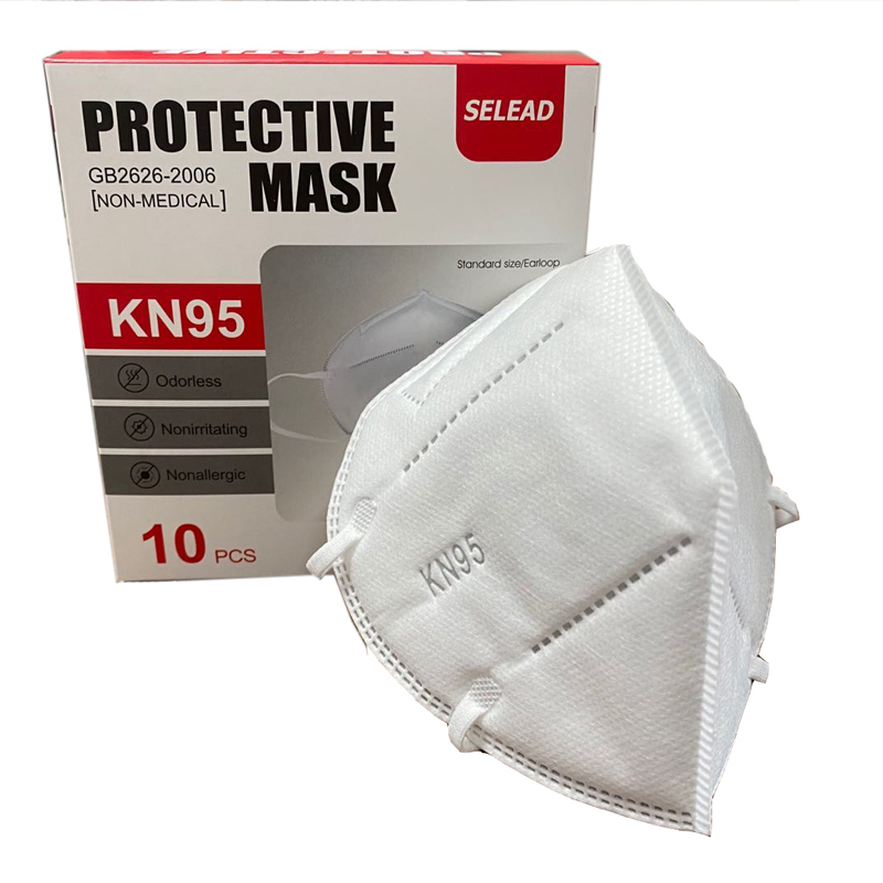Προστατευτική μη υφασμένη σκόνη KN95 μάσκα προσώπου